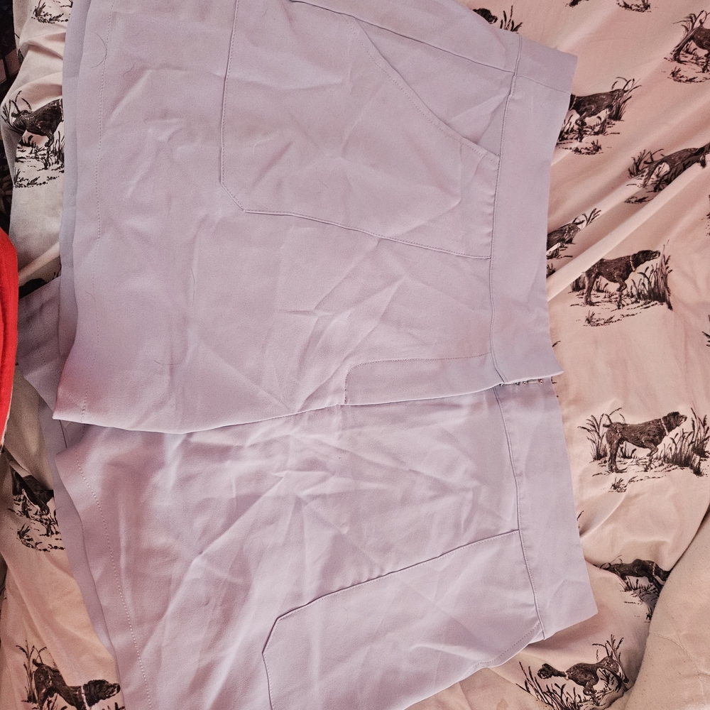Perfectly Priscilla Light Blue Shorts with Pockets